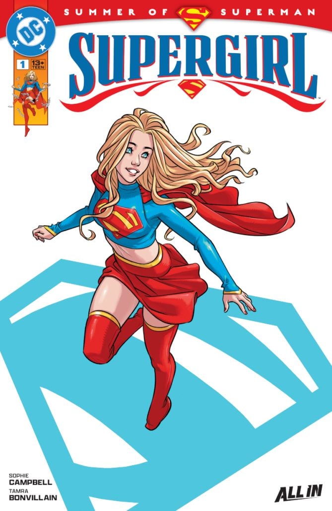 Supergirl 1 Campbell Cover