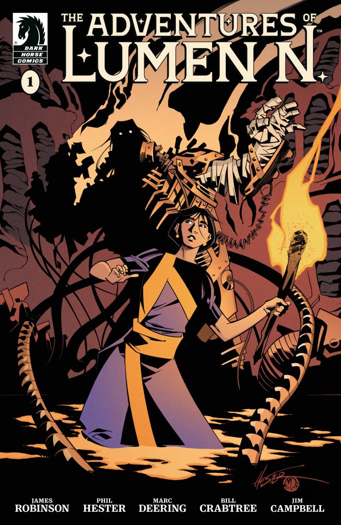 The Adventures of Lumen N. #1, cover by Phil Hester and Marc Deering