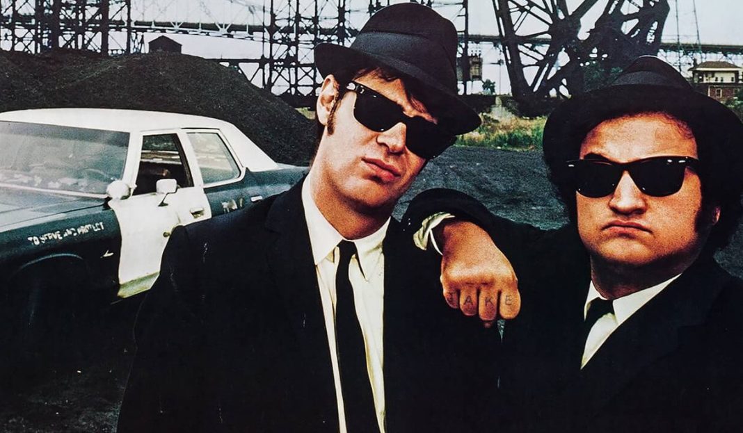 The Blues Brothers film poster featured