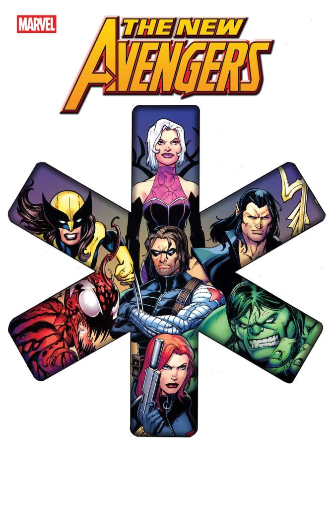 The New Avengers #1 variant cover by Mark Bagley