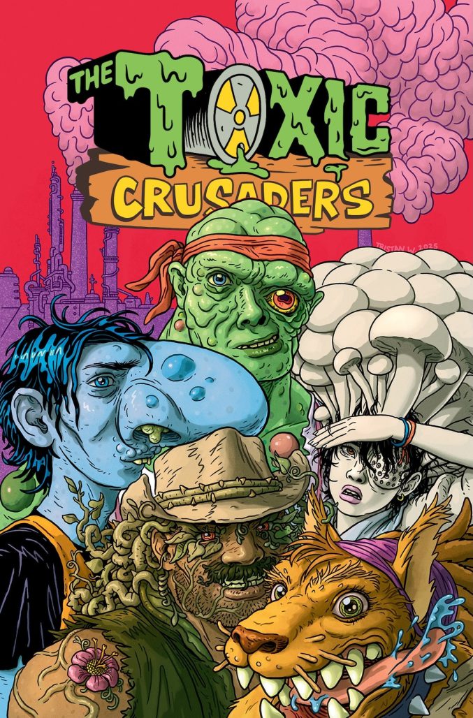 Toxic Crusaders #1 cover by Tristan Wright