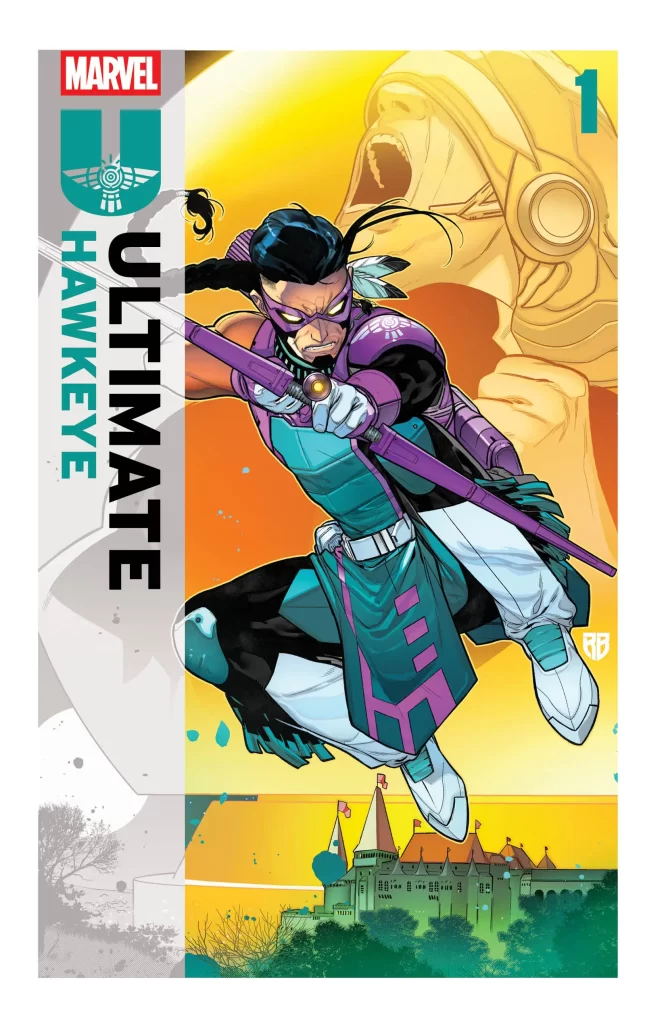 Ultimate Hawkeye #1, cover by R.B. Silva