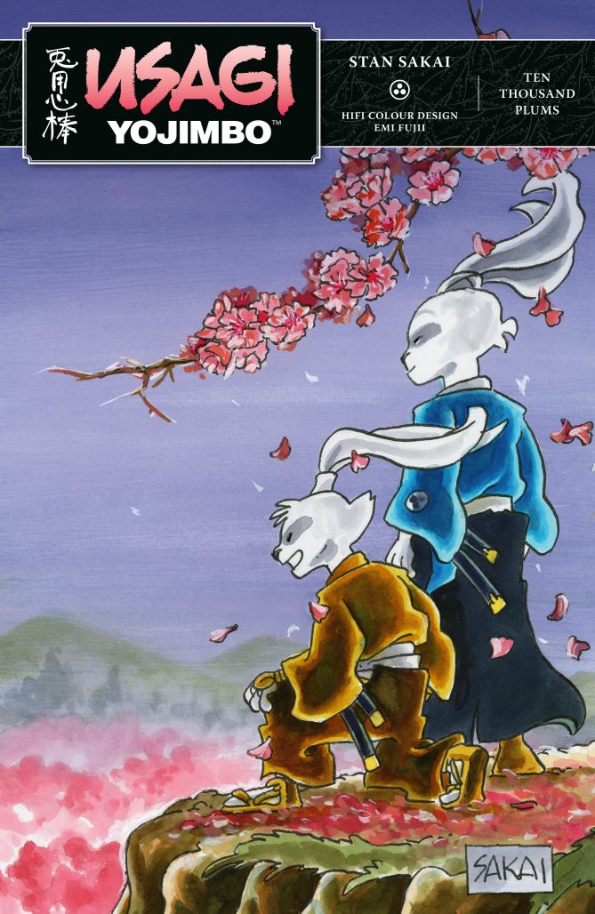 Usagi Yojimbo: Ten Thousand Plums limited edition cover