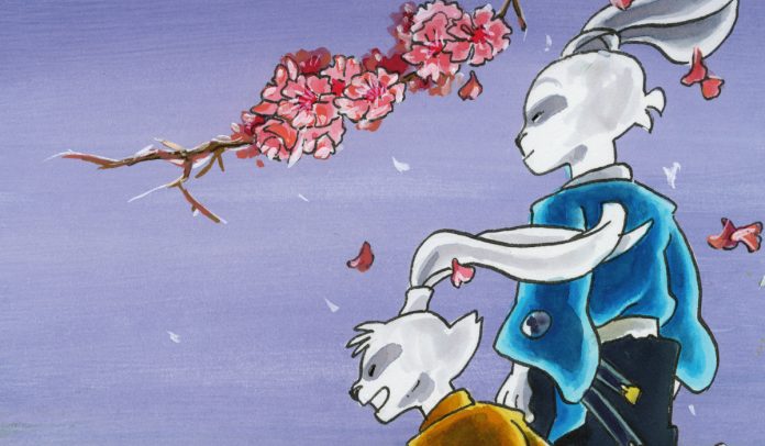 Usagi Yojimbo Ten Thousand Plums limited edition cover featured Usagi Yojimbo Ten Thousand Plums limited edition cover featured