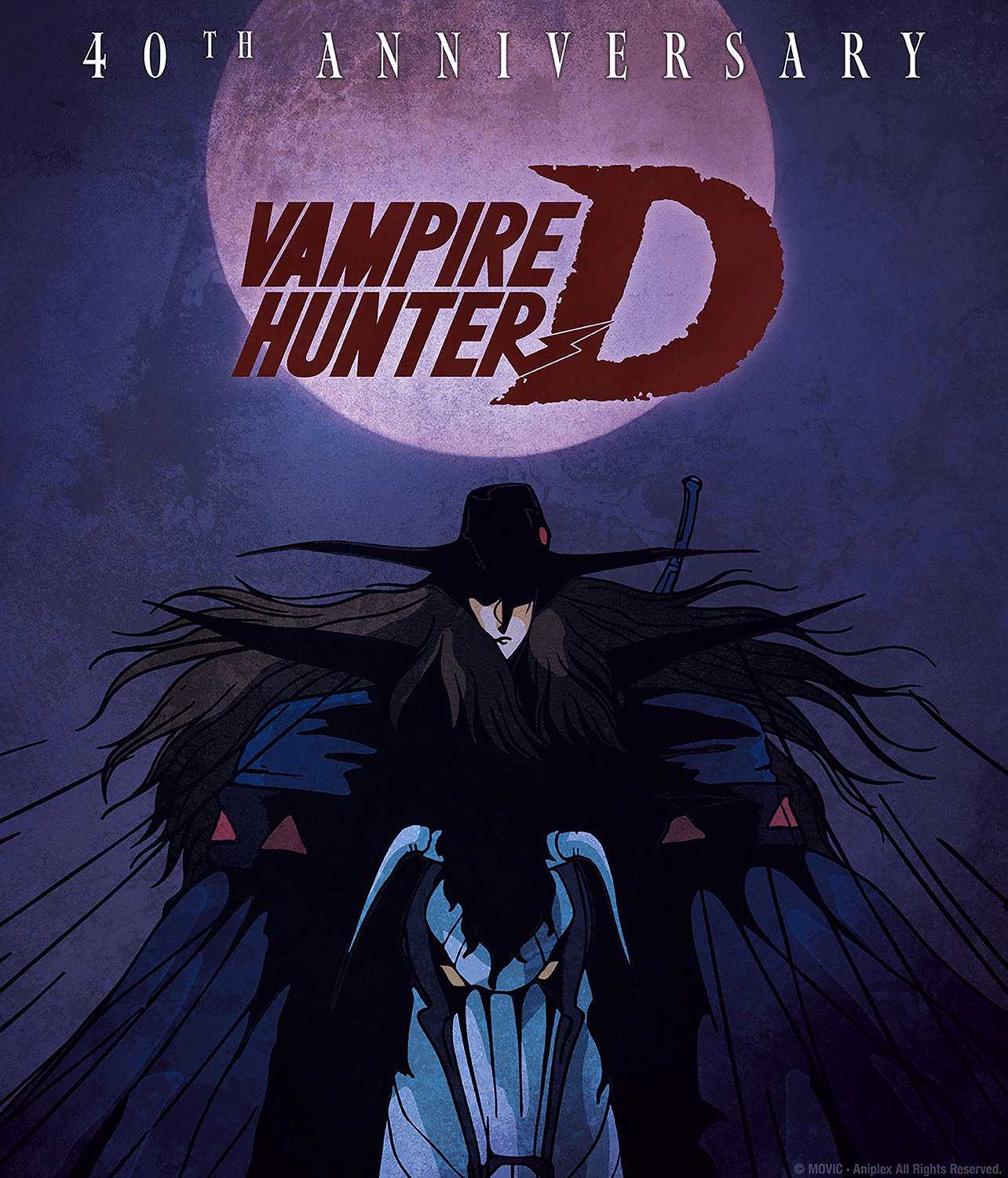 Vampire Hunter D 40th Ann Poster Key Art