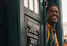 DOCTOR WHO continues to get meta with “The Story and the Engine” The Doctor is happy to be in Lagos.
