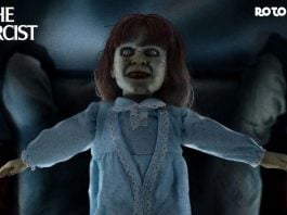 THE EXORCIST’s Regan gets a Mezco Roto Plush Doll that looks genuinely possessed exorcist