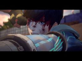 bloody yang cheng extends his fist