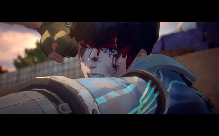 bloody yang cheng extends his fist