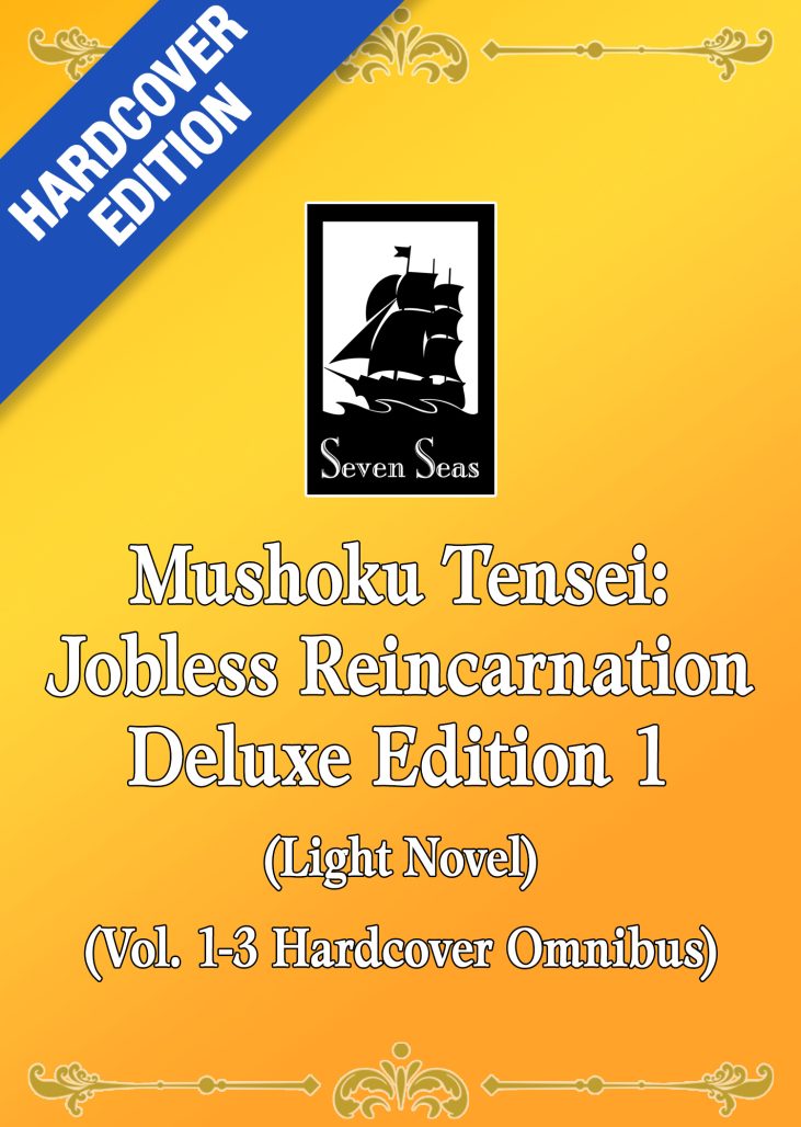 mushoku tensei jobless reincarnation light novel hardcover deluxe edition by Rifujin na Magonote and Shirotaka 