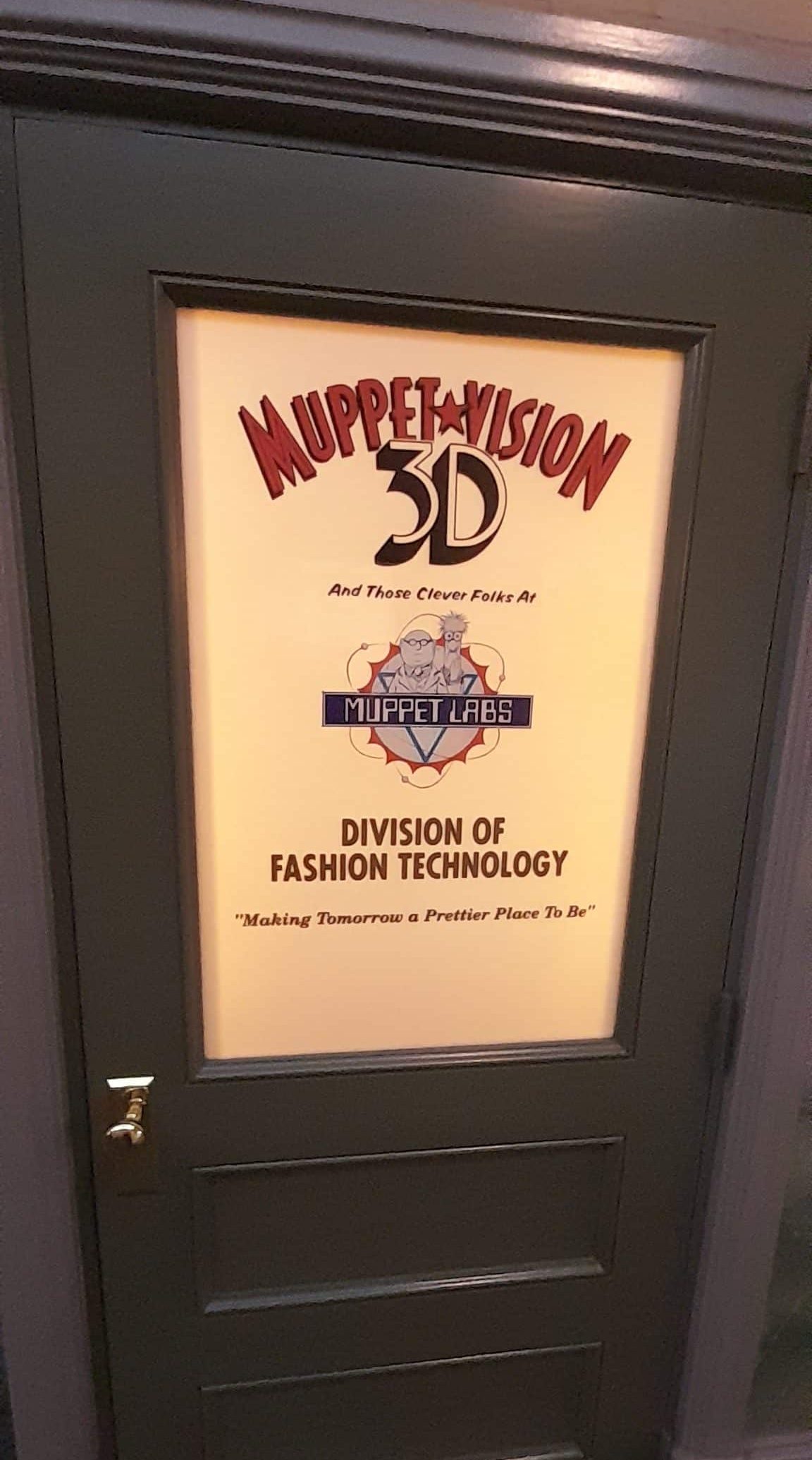 MuppetVision 3D door