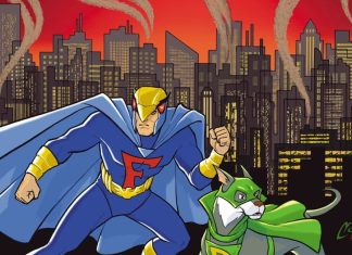 THE BLUE FALCON & DYNOMUTT #1 fly to shelves this September.