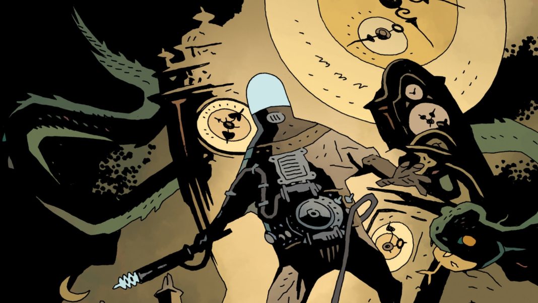 Captain Henry and the Graveyard of Time #1 Cover B by Mike Mignola (cropped)