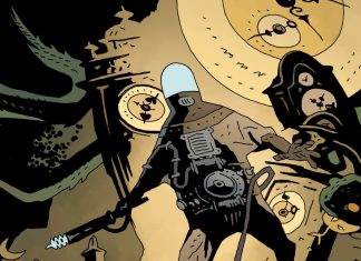 Exclusive: The Hellboy Universe expands in CAPTAIN HENRY AND THE GRAVEYARD OF TIME Captain Henry and the Graveyard of Time #1 Cover B by Mike Mignola (cropped)