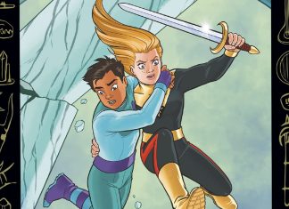 Interview: Marguerite Bennett and Bev Johnson on FLASH GORDON: THE GIRL FROM INFINITY VOL. 1 Comic Book Cover of 'Flash Gordon: The Girl from Infinity' with new sidekick Dale and the new girl Flash Gordon