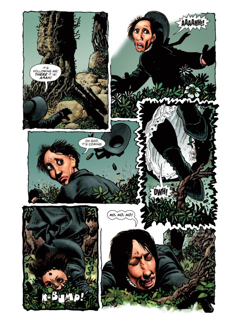 Dimwood interior art (Dark Horse)