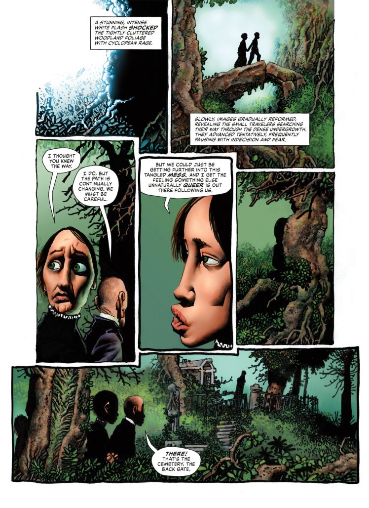 Dimwood interior art (Dark Horse)