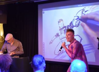 PHOTOS: Bowie graphic novel LOW by Reinhard Kleist launches in style at Comica Festival London