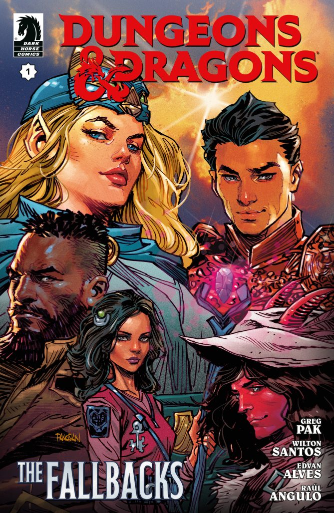 Dungeons & Dragons: The Fallbacks #1 cover by Dan Panosian
