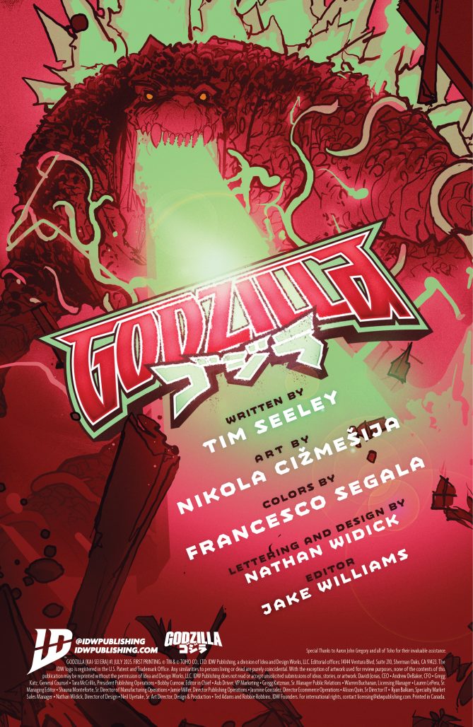 Godzilla #1