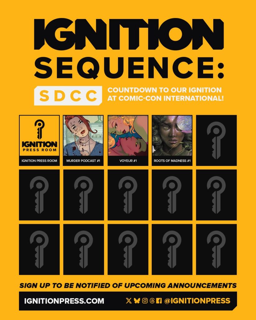 Ignition Press countdown featuring Roots of Madness #1