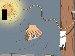 Check out an excerpt from Walker Tate’s debut graphic novel, LASER EYE SURGERY