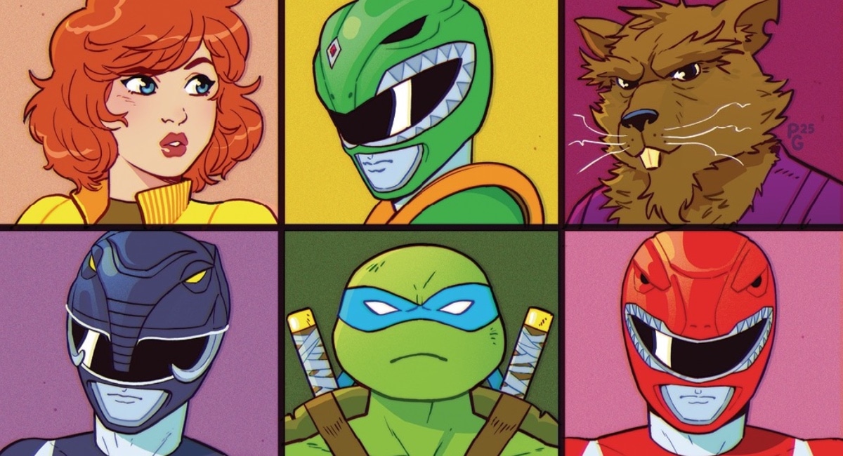 Exclusive: It’s a crossover, crossover summer! BOOM! reveals first-look at MIGHTY MORPHIN POWER RANGERS/TEENAGE MUTANT NINJA TURTLES III #1