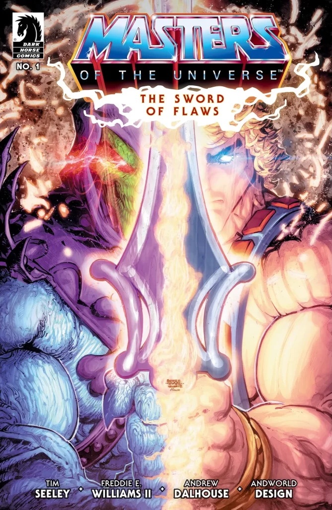 Masters of the Universe: The Sword of Flaws #1, cover by Freddie Williams II