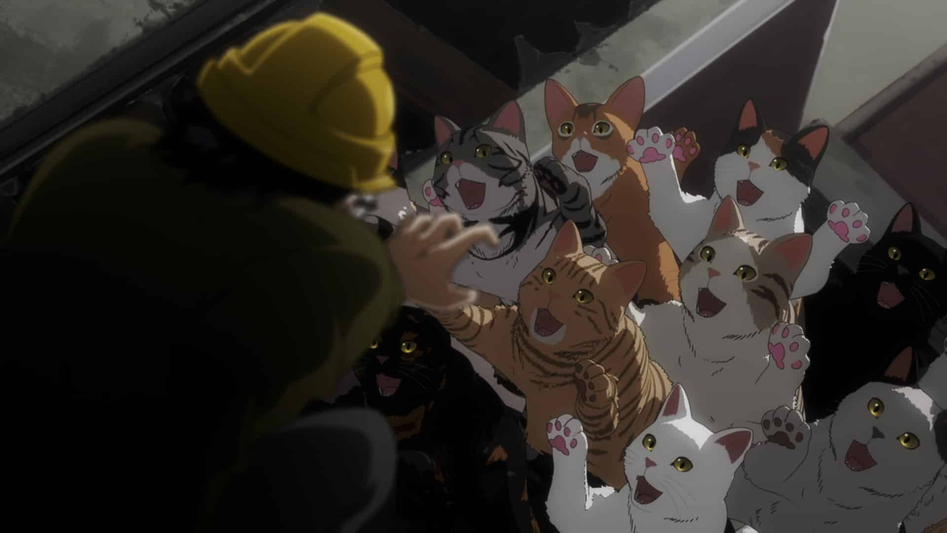 アニメ Nekobserver Lampcat Table lamp cat Chouchou, black 