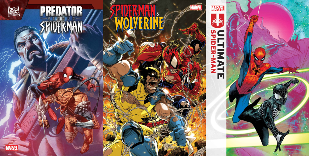 The Marvel Rundown Banner- Predator Vs Spider-Man #3, Spider-Man and Wolverine #2, and Ultimate Spider-man #18