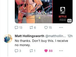 Award-winning colorist Matt Hollingsworth calls for fans to boycott CHRONONAUTS