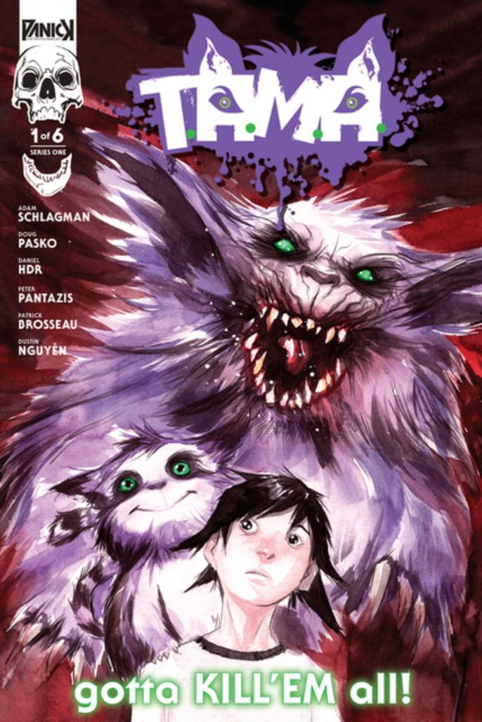 T.A.M.A. #1 cover by Dustin Nguyen