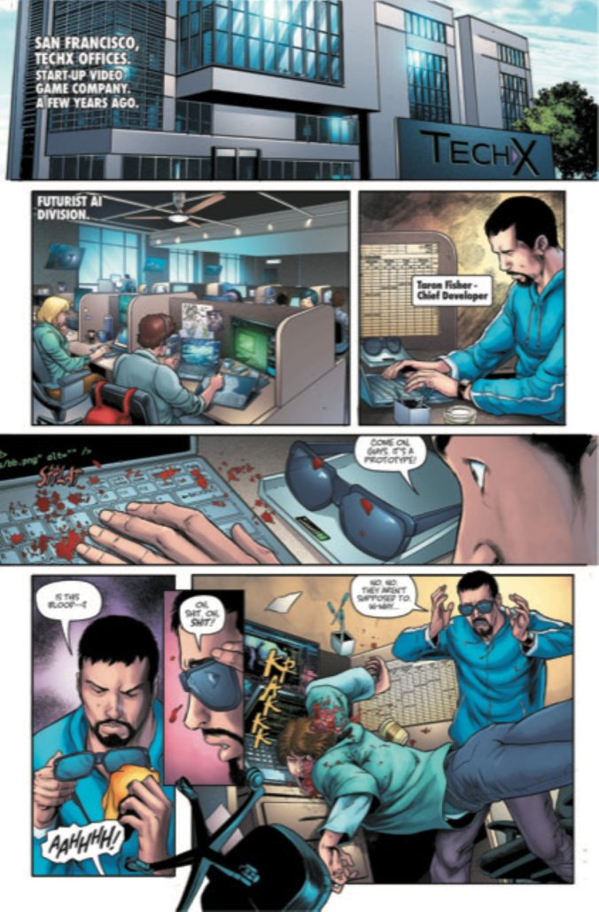 T.A.M.A. #1 interior art