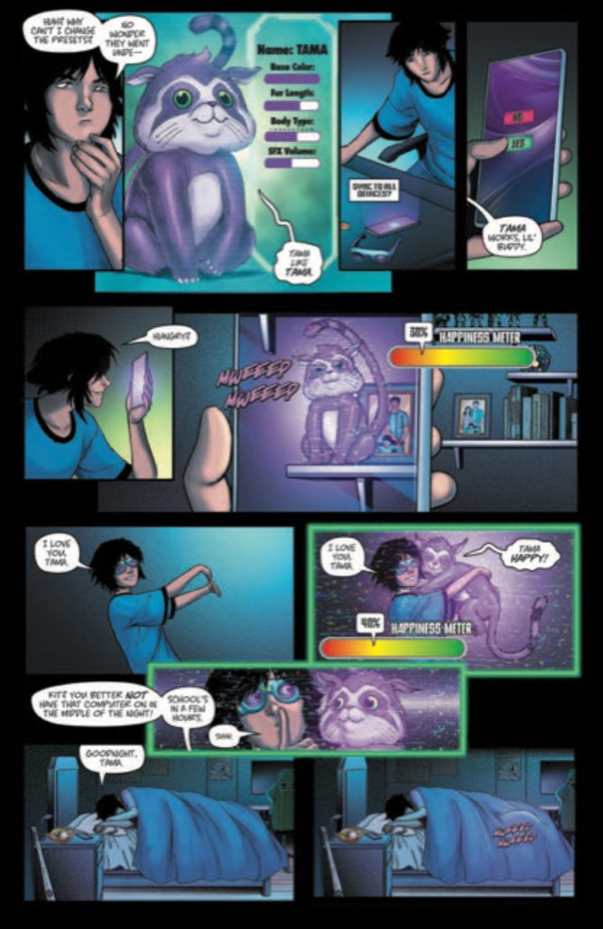 T.A.M.A. #1 interior art