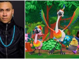 Interview: Taboo and his daughter Jett discuss her first role on DORA season 3 Taboo and Dora Season 3 still