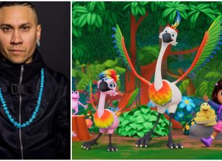 Interview: Taboo and his daughter Jett discuss her first role on DORA season 3 Taboo and Dora Season 3 still