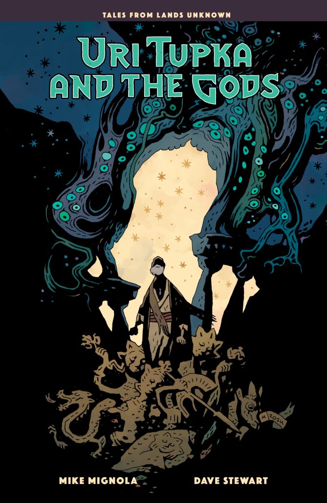 Uri Tupka and the Gods, cover by Mike Mignola