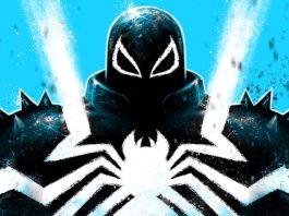 Exclusive: Check out THE MARVEL ART OF TYLER KIRKHAM Kickstarter mini prints The Marvel Art of Tyler Kirkham - Venom (cropped)