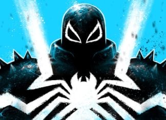 Exclusive: Check out THE MARVEL ART OF TYLER KIRKHAM Kickstarter mini prints The Marvel Art of Tyler Kirkham - Venom (cropped)