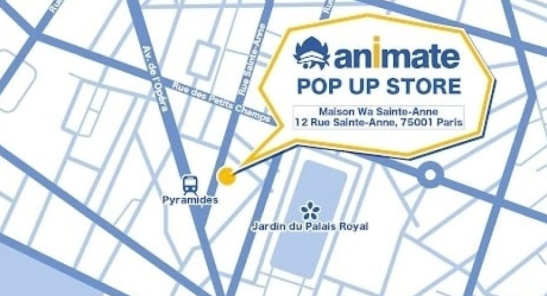 animate paris pop up