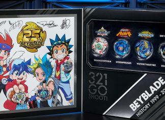 SDCC ’25: Hasbro reveals exclusive BEYBLADE X 25th Anniversary Set beyblades