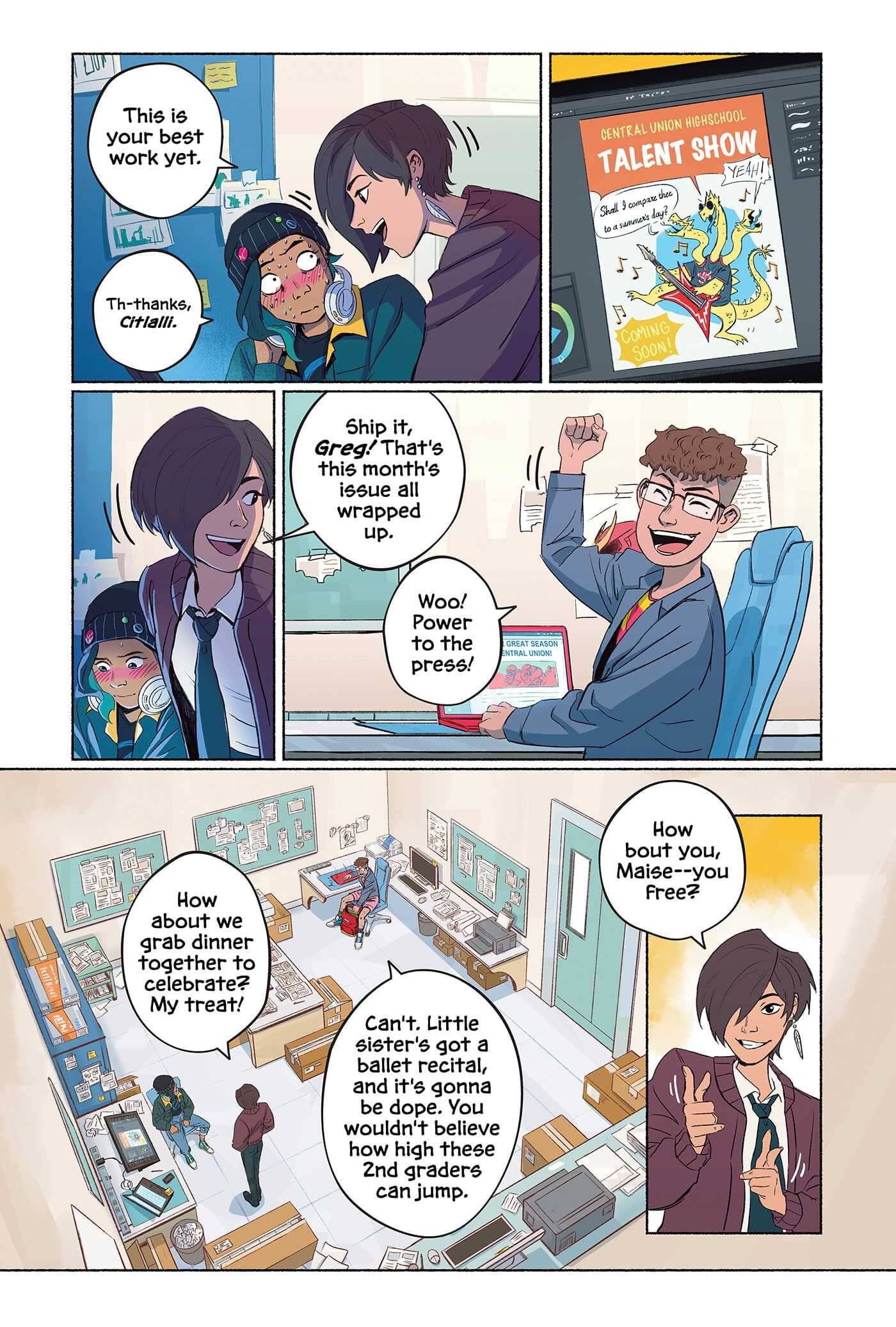 Page from Family Force V