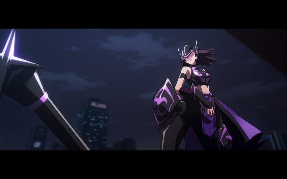 a fear-corrupted bowa flourishes her axe