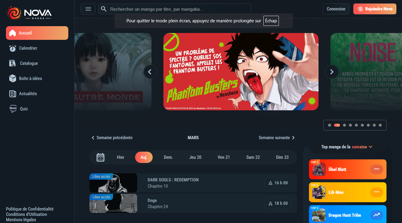 manga nova