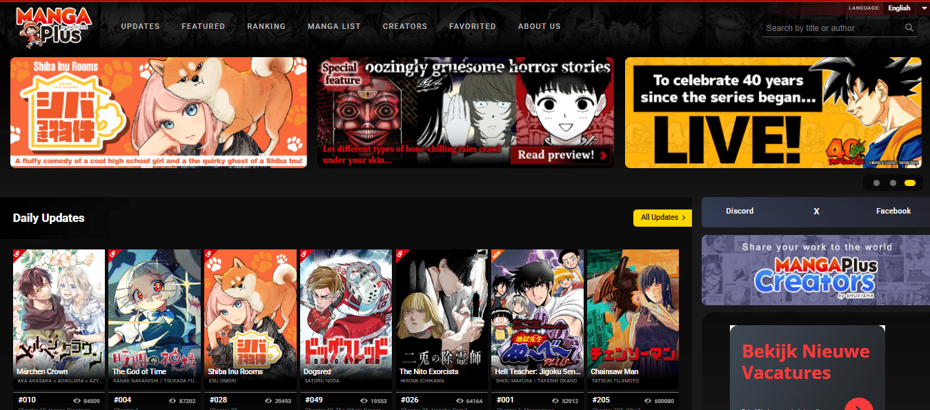 MANGA Plus by Shueisha