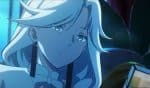Anime Review: TO BE HERO X’s Queen fails forward to be hero x featured image. queen, a pensive white haired woman, looks into phone screen