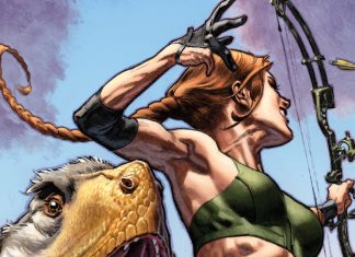 Exclusive: CARBON BASED – THE ART OF LEWIS LAROSA hits Kickstarter in August Carbon Based: The Art of Lewis LaRosa cover art (cropped)