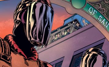 SDCC ’25: Black Mask announces CALEXIT benefit comic Calexit: Battle of San Onofre #1 (cropped)