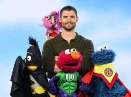 Sesame Street gets some SUPER visitors Sesame Street Superman