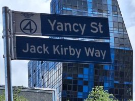Jack Kirby gets a street named after him….for a few hours
